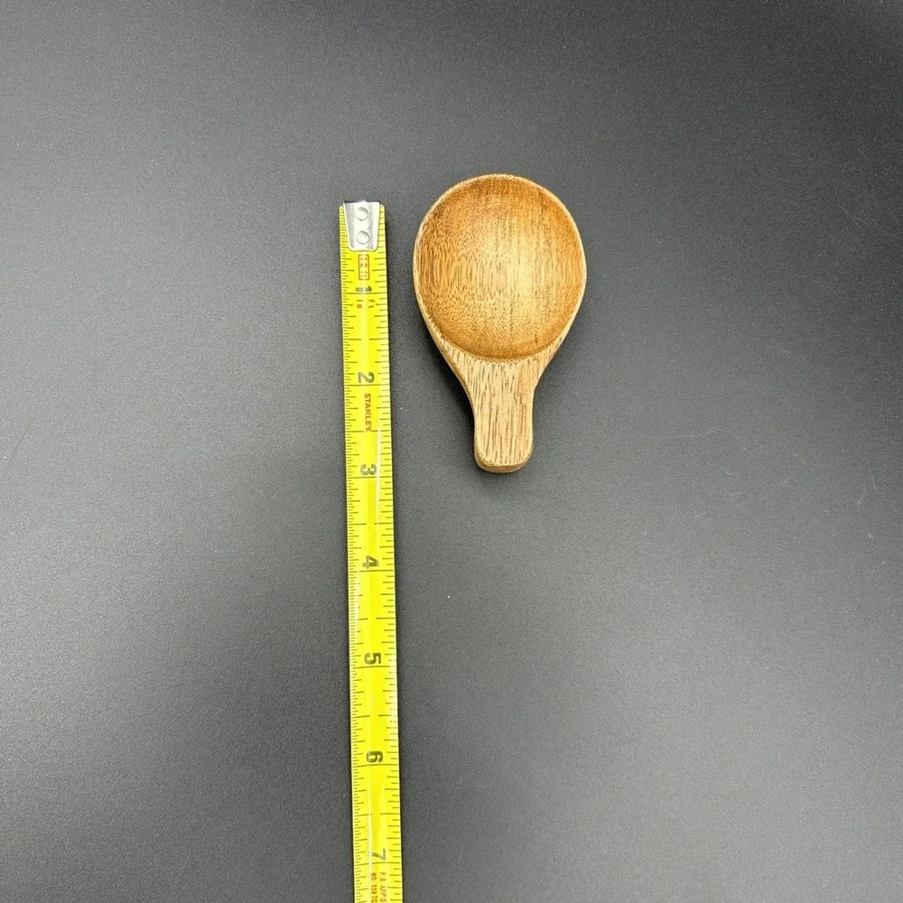 Lot of 3 Hand-Carved Artisan Wooden Spoons - Walnut, Cherry & Maple Unique